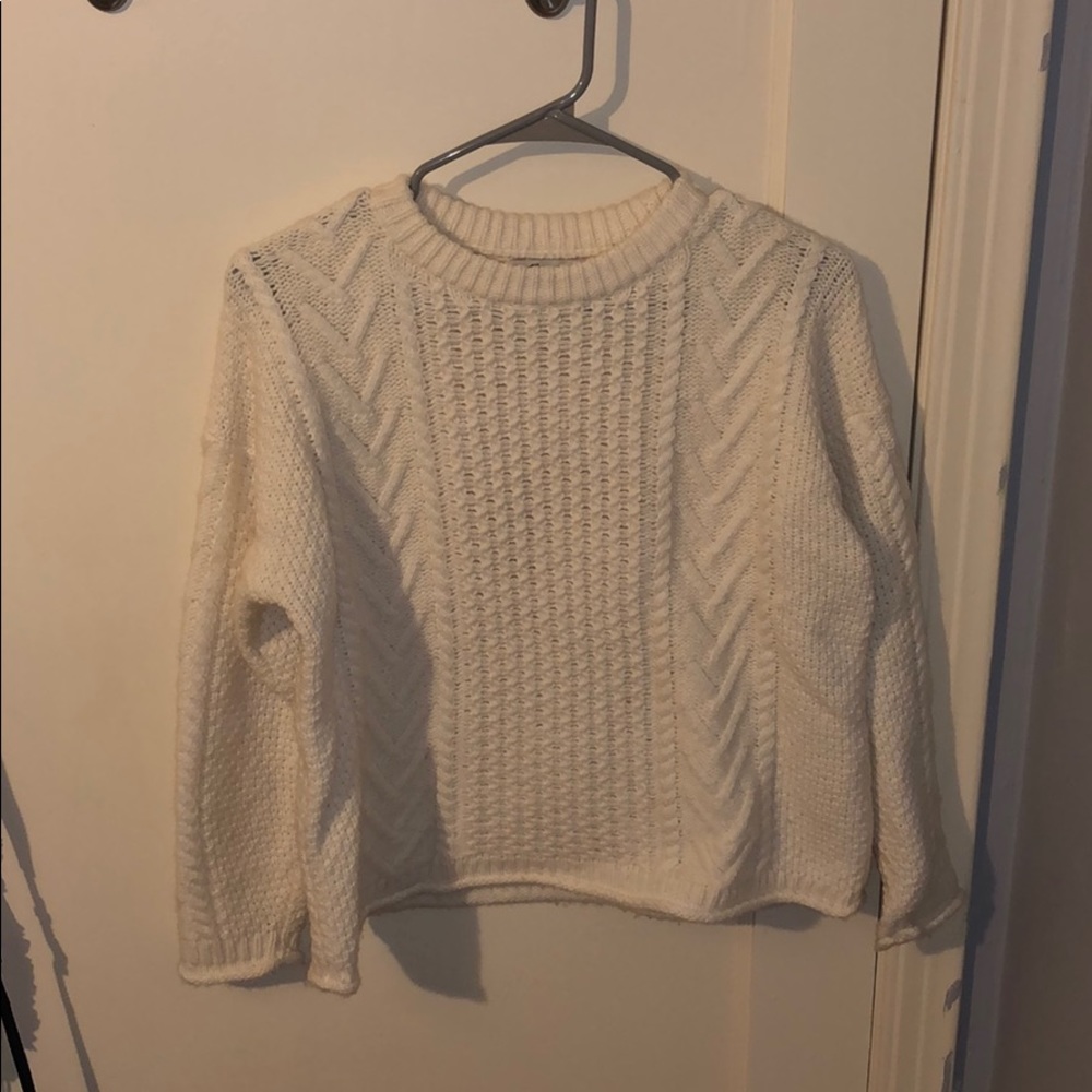 madewell white sweater